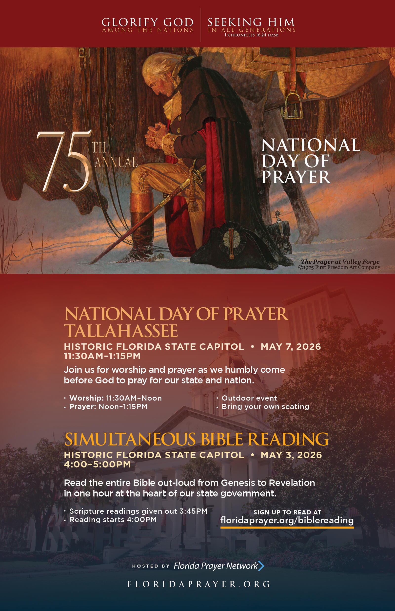 National Day of Prayer Tallahassee Flyer